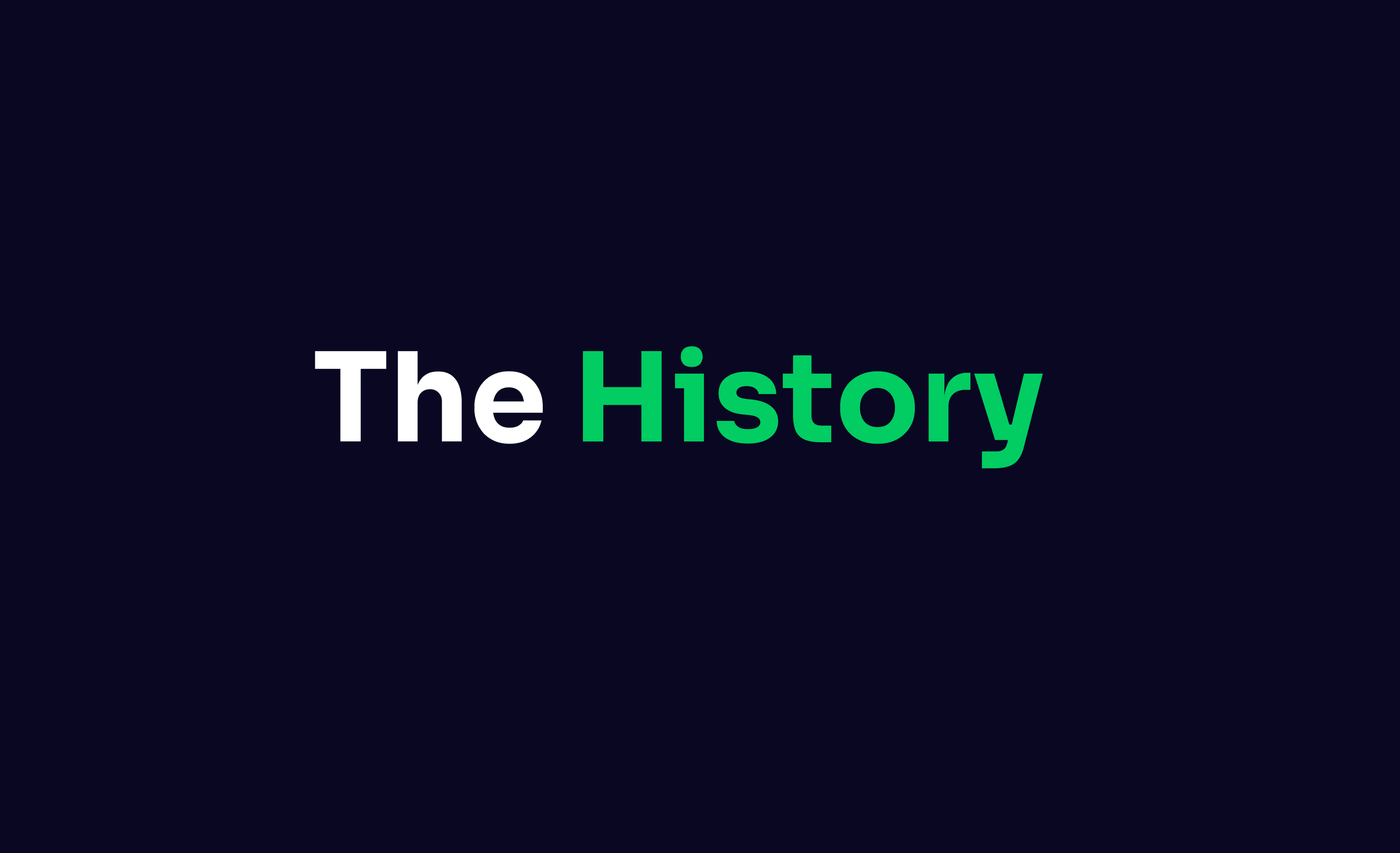 Some History of technologies